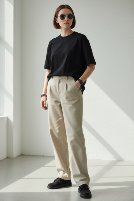Black Crew Neck Tee - Summer edition