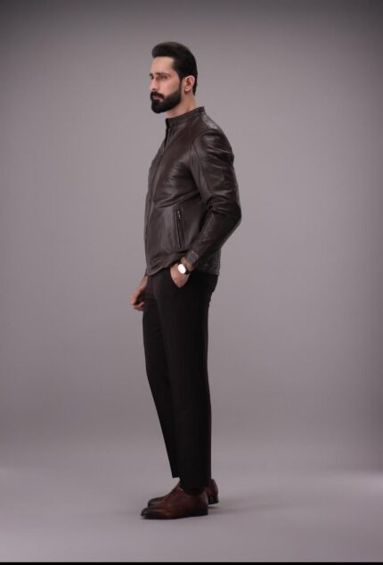 Brown-Leather Jacket